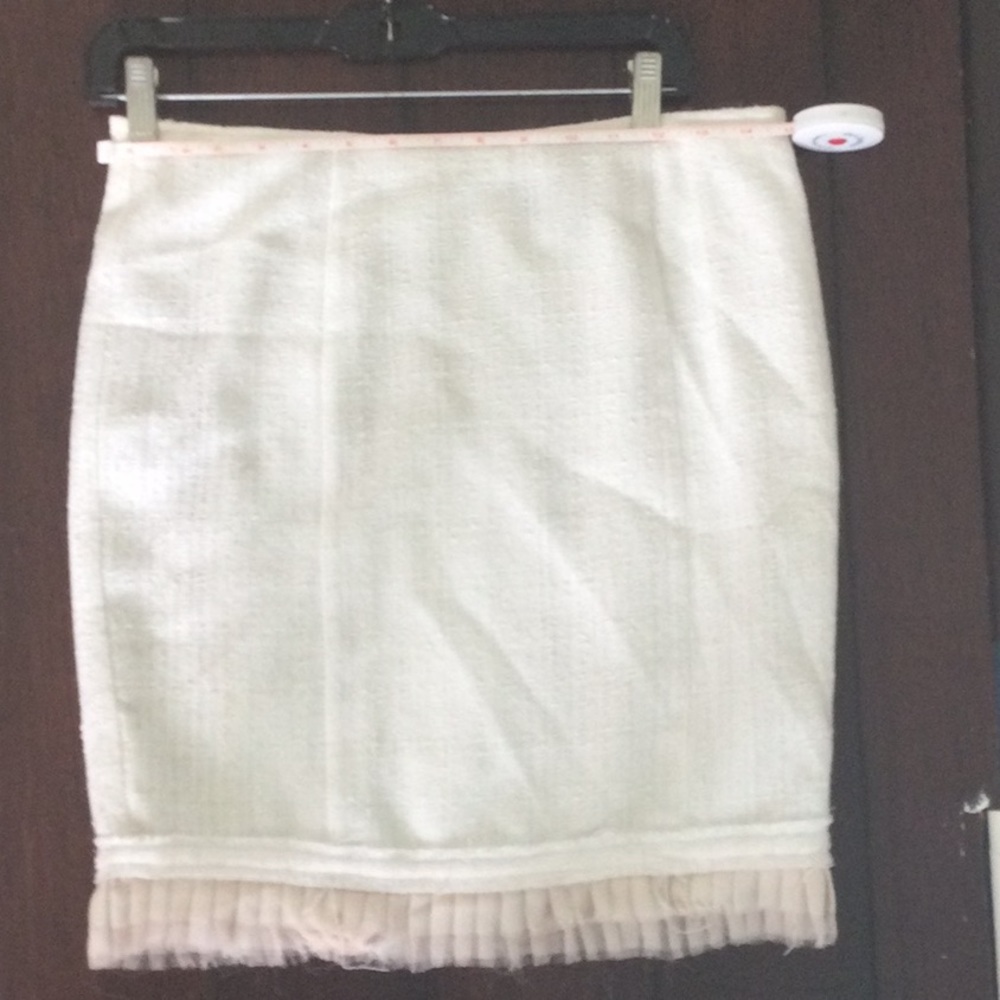 Arden B white/cream skirt